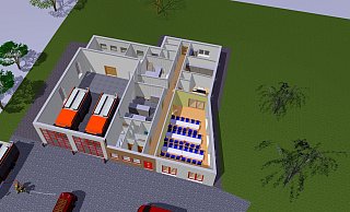 So soll das Multifunktionshaus Stemmen aussehen. Der Baustart ist für den Sommer geplant. - Jörg Hohmeier/Büro Planprojekt
