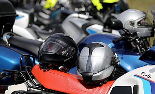 Kalletal setzt auf Gespräche mit den Motorradfahrern. Foto: Oliver Berg/dpa - (c) Copyright 2018, dpa (www.dpa.de). Alle Rechte vorbehalten