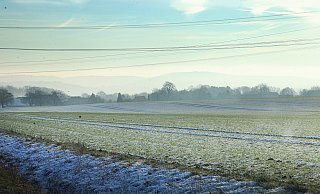Noch ist die Schneedecke auf den meisten lippischen Feldern recht dünn. - Vera Gerstendorf-Welle