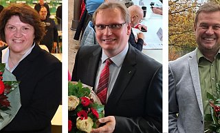 Ellen Stock, Dennis Maelzer und Alexander Baer - SPD Lippe