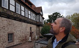 Heinz Baumeister würde schon sehr gern das Burghotel betreiben. Er hat eine Menge Ideen, wie sich aus dem Baudenkmal wieder ein florierender Hotelbetrieb machen ließe. - Marianne Schwarzer