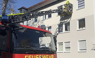 Auch im Obergeschoss konnte die Feuerwehr nichts feststellen. - Christian Rieks Auch im Obergeschoss konnte die Feuerwehr nichts feststellen. - Christian Rieks