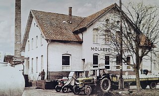 An der alten Molkerei auf dem heutigen Tippenhauer-Gelände teilte Stadtkommandant Wilhelm Große-Brauckmann den Amerikanern die Kapitulation Blombergs mit. - Fotorechte: Stadtarchiv/Repro: Marianne Schwarzer