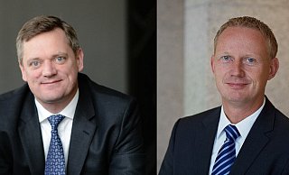 Jörg Timmermann (links) geht und André Sombecki kommt. - Weidmüller/Benteler - Montage: Wendtland