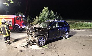 Unfall auf der Herforder Straße. - Jens Rademacher