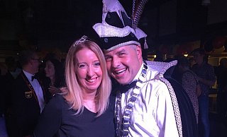 Das Prinzenpaar Denise I. Luhmann und Frank III. Schwier will bei der Kombination aus Prunksitzung und Kost&uuml;mfest am Samstag, 15. Februar, den Tanz er&ouml;ffnen. - SG Kalldorf