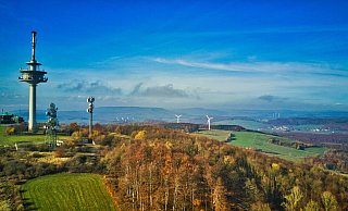 Der Köterberg ist mit 496 Metern die höchste Erhebung Lippes. - Wolfgang Furmanski Der Köterberg ist mit 496 Metern die höchste Erhebung Lippes. - Wolfgang Furmanski