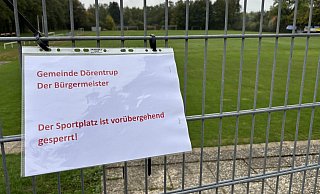 Nach dem Brand bei Remondis waren die Sport- und Spielplätze zunächst vorsichtshalber gesperrt worden. - Thomas Reineke Nach dem Brand bei Remondis waren die Sport- und Spielplätze zunächst vorsichtshalber gesperrt worden. - Thomas Reineke