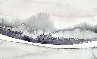 "Wintermorgen" von Gesa Reuter. Hier aus Formatgründen beschnitten. - Gesa Reuter "Wintermorgen" von Gesa Reuter. Hier aus Formatgründen beschnitten. - Gesa Reuter