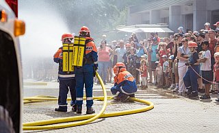 Viel los war bei "Tag der Feuerwehr" in Lemgo. - Madeleine Biermann