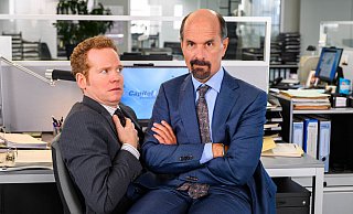 Christoph Maria Herbst, hier als Bernd Stromberg, kommt auf seiner Kinotour unter anderem in die Filmwelt Lippe nach Lage. - Willi Weber/Made For Film