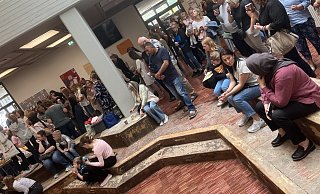 Die Schülerinnen und Schüler brachten sich bei der Projektwoche mit vielen Ideen ein. - Gesamtschule Aspe