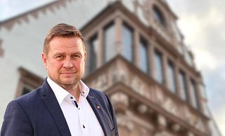 Alexander Baer tritt für die SPD als Bürgermeisterkandidat an. - Fotorechte: Alexander Baer