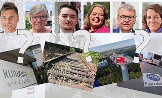 Sechs Kandidaten - viele Fragen. (Von links) Andreas Epp (Aufbruch C), Heike Görder (UKTM), Paul Kuhlemann (Die Partei), Ilka Kottmann (SPD), Meinolf Haase (CDU) und Inga Loke (Grüne) haben sie für Sie beantwortet. - Collage: Thomas Stechemesser