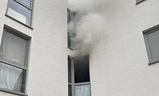 Bei dem Brand wurde niemand verletzt, es entstand nur Sachschaden. - Feuerwehr Detmold
