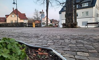 Der Ausschuss hat sich gegen eine Versetzung des Kaiser-Wilhelm-Denkmals ausgesprochen. Die Baumeinfassungen sind teilweise beschädigt. Diese sollen durch Betonstein-Umrandungen ersetzt werden. - Michaela Weiße