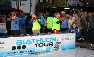 Lemgo ist die letzte Station der Biathlon-Tour 2019. Laufband und Infrarotgewehr stehen dann bereit.  - inMOTION Agentur & Verlag e.K.