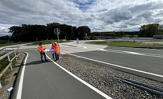 Bauarbeiten an der "Brille" im September 2024. - Sven Kienscherf Bauarbeiten an der "Brille" im September 2024. - Sven Kienscherf