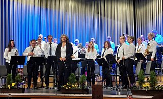 Die Instrumentalisten des Musikzuges und der Gäste haben unter der Leitung von Matan David ein anspruchsvolles Programm einstudiert, das sie in der Aula präsentieren.Foto: Karin Prignitz - Karin Prignitz Die Instrumentalisten des Musikzuges und der Gäste haben unter der Leitung von Matan David ein anspruchsvolles Programm einstudiert, das sie in der Aula präsentieren.Foto: Karin Prignitz - Karin Prignitz