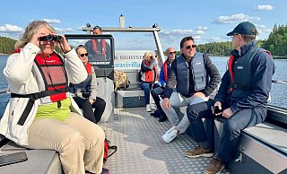 Die schier unendlichen Weiten der finnländischen Seenlandschaft erleben die Detmolder Gäste bei einer Bootstour in den Nationalpark Linnansaari. - Stadt Detmold Die schier unendlichen Weiten der finnländischen Seenlandschaft erleben die Detmolder Gäste bei einer Bootstour in den Nationalpark Linnansaari. - Stadt Detmold