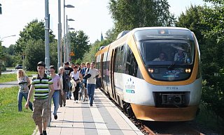 In Lemgo-Lüttfeld ist bislang Schluss für die Bahnstrecke.  - Thomas Reineke