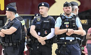 Bei den Olympischen Spielen sind rund 300 deutsche Polizisten im Einsatz - Heikki Saukkomaa/Lehtikuva/dpa Bei den Olympischen Spielen sind rund 300 deutsche Polizisten im Einsatz - Heikki Saukkomaa/Lehtikuva/dpa