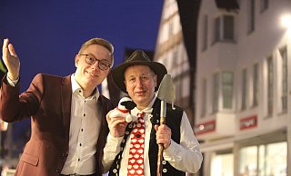 Louis Pawellek und Schäfer Heinrich treten im Bürgersaal auf. - Vera Gerstendorf-Welle Louis Pawellek und Schäfer Heinrich treten im Bürgersaal auf. - Vera Gerstendorf-Welle