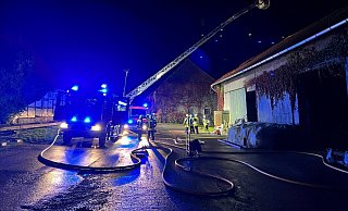 Drei Trupps waren am Mittwochabend im Einsatz. - Feuerwehr Lemgo