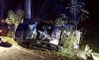 Autounfall in Lage. - Feuerwehr Lage