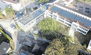 Das Foto zeigt das neue Verwaltungsgebäude der Realschule Augustdorf, es wurde im September 2019 aufgenommen. - Gemeinde Augustdorf Das Foto zeigt das neue Verwaltungsgebäude der Realschule Augustdorf, es wurde im September 2019 aufgenommen. - Gemeinde Augustdorf