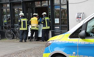 Einsatz am Schmiedeamtshaus am Donnerstag. - Judith Stracke