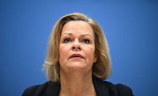 Die Kontrollen sind notwendig, findet Bundesinnenministerin Nancy Faeser. - Sebastian Gollnow/dpa