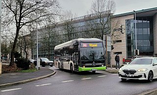 Die Busse in Bad Salzuflen fahren elektrisch. - Katrin Kantelberg