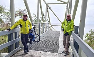 Karl Erich Wessler (links) und Herbert Stammeier freuen sich auf ihre Radtour durch Kuba. - Herbert Stammeier Karl Erich Wessler (links) und Herbert Stammeier freuen sich auf ihre Radtour durch Kuba. - Herbert Stammeier
