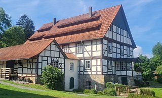 Die Papiermühle Plöger liegt idyllisch in Schieder-Schwalenberg - Marianne Schwarzer