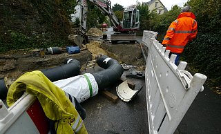 Detmold hat früher viel in Fernwärme investiert - wie hier im Alten Postweg. Doch gerade jetzt wirke laut Grünen das Verhalten eher zögerlich in Sachen Fernwärme. - Jost Wolf