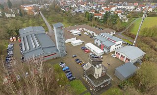 Am Feuerwehrausbildungszentrum in Lemgo liefen in der Zeit der Corona-Pandemie viele Monate lang die Fäden zusammen. - Kreis Lippe