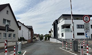 Die Schranke an der Ahornstraße ist im August 2023 in Betrieb genommen worden. - Sven Kienscherf Die Schranke an der Ahornstraße ist im August 2023 in Betrieb genommen worden. - Sven Kienscherf