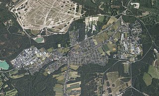 Die Bürger der Gemeinde Augustdorf haben bei der Europawahl besonders oft ein Kreuz bei der AfD gemacht. Mit 27,1 Prozent hat die rechte Partei dort ihr bestes Ergebnis in ganz OWL erzielt. - Geodaten NRW/TIM-Online