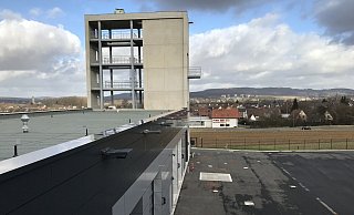 Blick auf den Neubau der Hauptfeuerwache an der Lockhauser Straße. - Stadt Bad Salzuflen