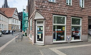 Die Wandelwerkstatt in der Friedrichstraße wird vom Verein "Lippe im Wandel" betrieben. - Lorraine Brinkmann