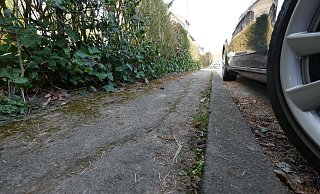 Die Wiemannstraße ist als A1 klassifiziert. Hier müssen die Anlieger also den Gehweg und Gosse vor ihrem Grundstück selbst reinigen.  - Jost Wolf