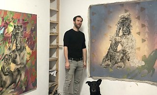 Michael Eppler in seinem Atelier. - Bildrechte: Michael Eppler Michael Eppler in seinem Atelier. - Bildrechte: Michael Eppler