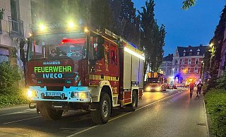 Die Feuerwehr musste einen Kellerbrand in einem Detmolder Hotel l&ouml;schen. - O. B&ouml;ttcher