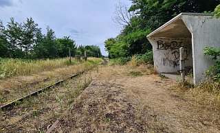 So sieht der alte Bahnhof in Bega heute aus. - Nadine Uphoff
