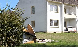 Viele Wohnhäuser in der Augustdorfer Siedlung am Dören müssen saniert werden. - Cordula Gröne Viele Wohnhäuser in der Augustdorfer Siedlung am Dören müssen saniert werden. - Cordula Gröne