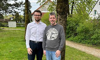 Führen auch weiterhin gemeinsam die SPD-Fraktion: Mats Uffe Schubert (links) und Daniel Klöpper. - SPD Augustdorf/Katrin Freiberger Führen auch weiterhin gemeinsam die SPD-Fraktion: Mats Uffe Schubert (links) und Daniel Klöpper. - SPD Augustdorf/Katrin Freiberger