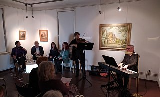 Der Kunstverein Schieder-Schwalenberg hat bei der Veranstaltung "Sachor!" im Haus Bachrach an jüdische Maler erinnert. - Kunstverein Schieder-Schwalenberg. Der Kunstverein Schieder-Schwalenberg hat bei der Veranstaltung "Sachor!" im Haus Bachrach an jüdische Maler erinnert. - Kunstverein Schieder-Schwalenberg.