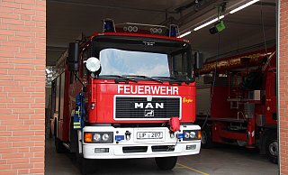 Die Platzverhältnisse im Feuerwehrgerätehaus an der Haustenbecker Straße sind beengt. - Archivfoto: Nadine Uphoff