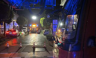 Harmloser als gedacht: Der Einsatz der Feuerwehr in der Sch&uuml;lerstra&szlig;e war schnell beendet. - Marco Schweiger/Feuerwehr Detmold